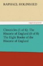 Chronicles (1 of 6): The Historie of England (1 of 8) by Raphael Holinshed