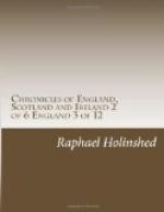 Chronicles of England, Scotland and Ireland (2 of 6): England (2 of 12)