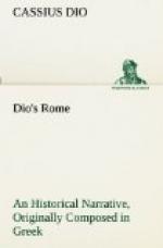 Dio's Rome, Volume 6 by Dio Cassius