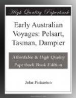 Early Australian Voyages: Pelsart, Tasman, Dampier by John Pinkerton