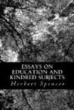 Essays on Education and Kindred Subjects by Herbert Spencer