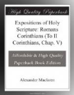 Expositions of Holy Scripture: Romans Corinthians (To II Corinthians, Chap. V)