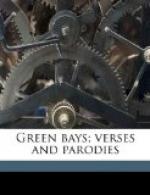 Green Bays.  Verses and Parodies