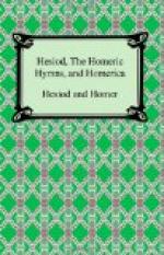 Hesiod, the Homeric Hymns, and Homerica by Hesiod