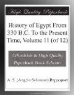 History of Egypt From 330 B.C. To the Present Time, Volume 11 (of 12) by 
