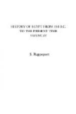 History of Egypt From 330 B.C. To the Present Time, Volume 12 (of 12) by 