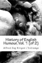 History of English Humour, Vol. 1 (of 2)