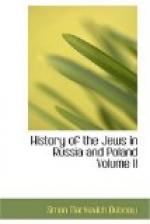 History of the Jews in Russia and Poland. Volume II by 