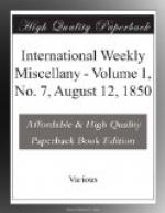 International Weekly Miscellany - Volume 1, No. 7, August 12, 1850 by 