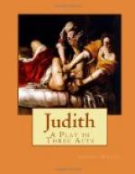 Judith, a play in three acts