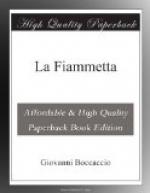 La Fiammetta by Giovanni Boccaccio