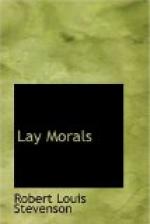 Lay Morals by Robert Louis Stevenson