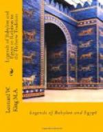 Legends of Babylon and Egypt in relation to Hebrew tradition