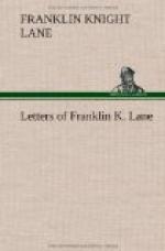 Letters of Franklin K. Lane