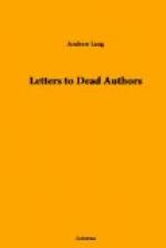 Letters to Dead Authors by Andrew Lang