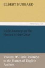 Little Journeys to the Homes of the Great - Volume 05 by Elbert Hubbard