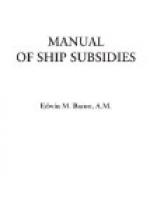 Manual of Ship Subsidies