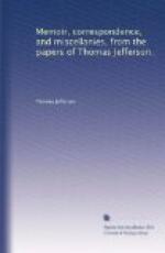 Memoir, Correspondence, And Miscellanies, From The Papers Of Thomas Jefferson, Volume 2 by Thomas Jefferson