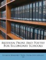 Modern Prose And Poetry; For Secondary Schools by 