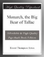 Monarch, the Big Bear of Tallac by Ernest Thompson Seton