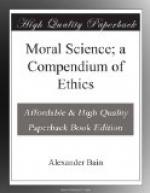 Moral Science; a Compendium of Ethics by Alexander Bain