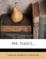 Mr. Isaacs by Francis Marion Crawford
