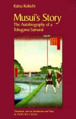 Musui's Story: The Autobiography of a Tokugawa Samurai by Katsu Kokichi