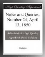 Notes and Queries, Number 24, April 13, 1850