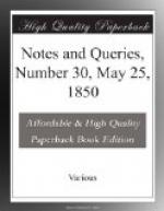 Notes and Queries, Number 30, May 25, 1850 by 