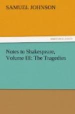 Notes to Shakespeare, Volume III: The Tragedies by Samuel Johnson