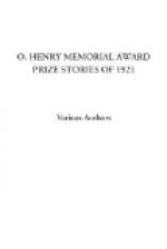 O. Henry Memorial Award Prize Stories of 1921 by 