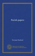 Parish Papers by Norman Macleod