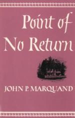 Point of No Return by John P. Marquand