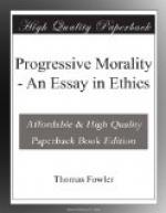 Progressive Morality by Thomas Fowler