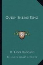 Queen Sheba's Ring by H. Rider Haggard