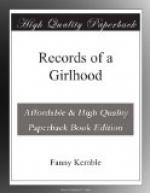 Records of a Girlhood by Fanny Kemble