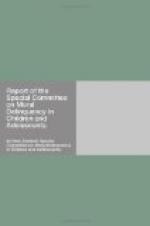 Report of the Special Committee on Moral Delinquency in Children and Adolescents by 