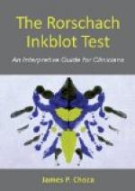 Rorschach inkblot test by 