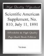Scientific American Supplement, No. 810, July 11, 1891 by 