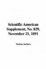Scientific American Supplement, No. 829, November 21, 1891 by 