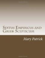 Sextus Empiricus and Greek Scepticism by 