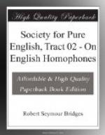 Society for Pure English, Tract 02