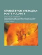 Stories from the Italian Poets: with Lives of the Writers, Volume 1
