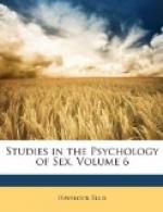 Studies in the Psychology of Sex, Volume 6