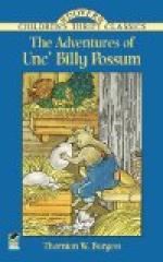 The Adventures of Unc' Billy Possum by Thornton Burgess