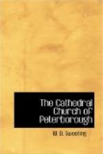 The Cathedral Church of Peterborough by 