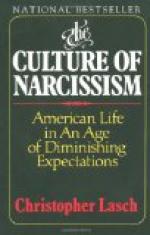 The Culture of Narcissism by 