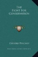 The Fight for Conservation by Gifford Pinchot