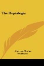 The Heptalogia by Algernon Swinburne