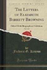 The Letters of Elizabeth Barrett Browning (1 of 2) by Frederic G. Kenyon